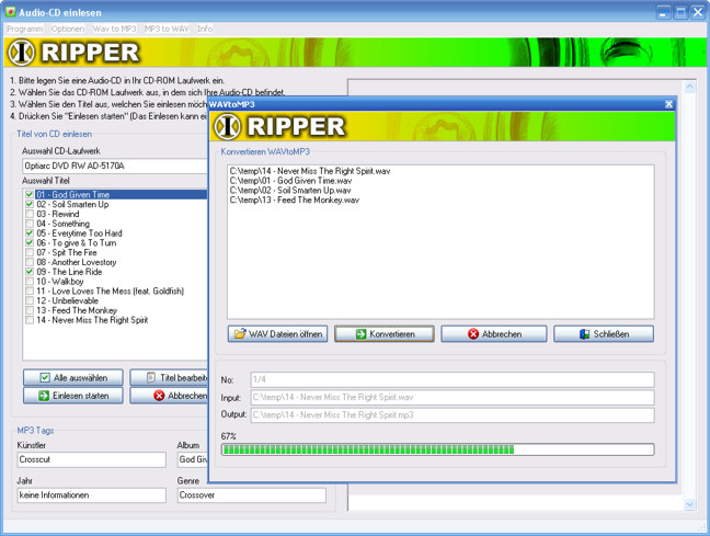 Free Ripper CDDB