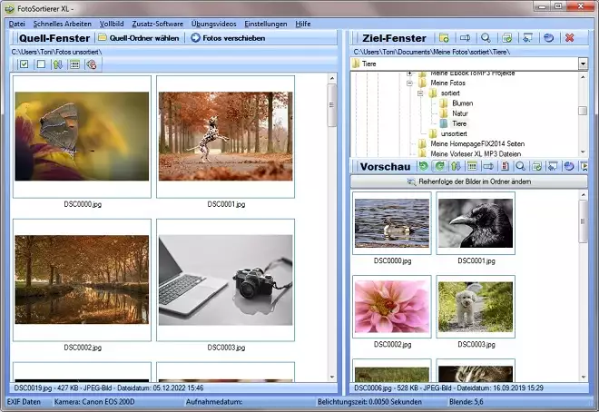 Bildverwaltungssoftware für PC