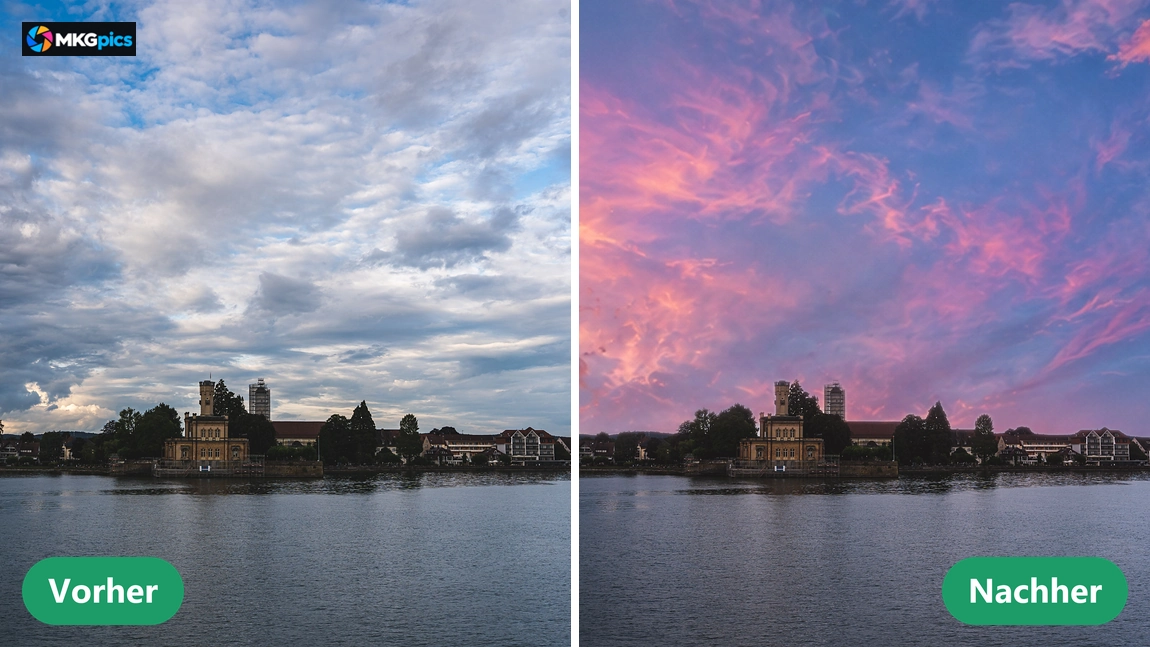Himmel austauschen mit KI