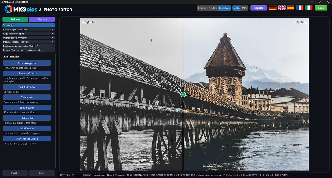 Editor foto IA