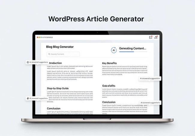 Wordpress Article Generator