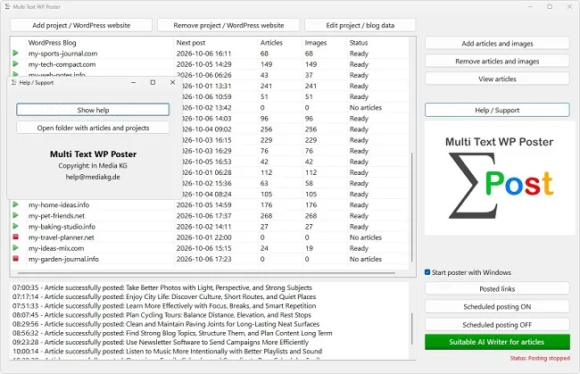 Wordpress Scheduled Posts